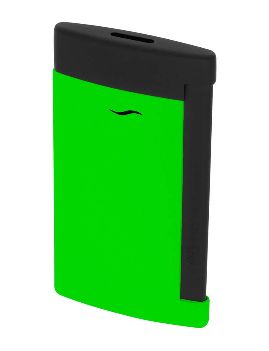 S.T. Dupont Fluo Slim 7 Neon Yeşil Çakmak 27772