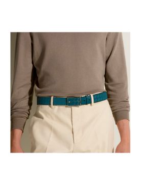 Montblanc Gök Mavisi Deri Kemer 199104