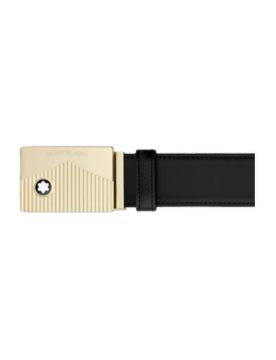 Montblanc Siyah Deri Kemer 199095