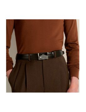 Montblanc Siyah Deri Kemer 199095