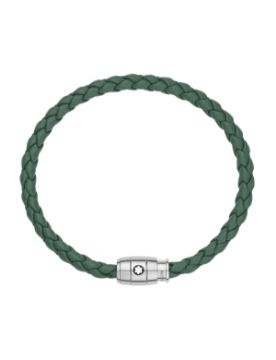 Montblanc Meisterstück Pewter Deri Çelik Bileklik 133152