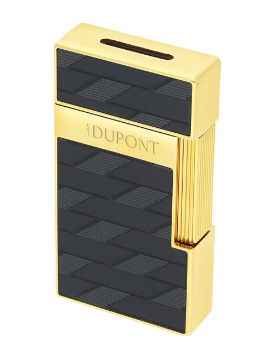 S.T. Dupont Biggy Monogram 1872 Siyah Çakmak 25079