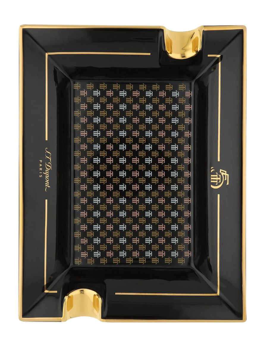 S.T. Dupont Trinidad Porselen Siyah Küllük 6477