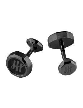 Montegrappa Otto Effortless Complexity IP Ultra Siyah Kol Düğmesi IDZ8CLB0