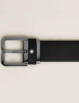 Montblanc Siyah Deri Kemer 199648