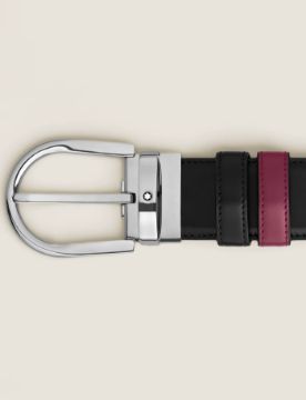 Montblanc At Nalı Tokalı İki Taraflı Deri Kemer 199640