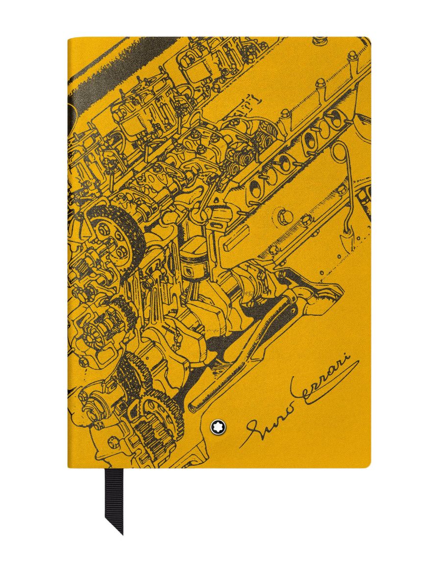 Montblanc Great Characters Enzo Ferrari Giallo Modena-Astarlı Küçük Not Defteri 134717