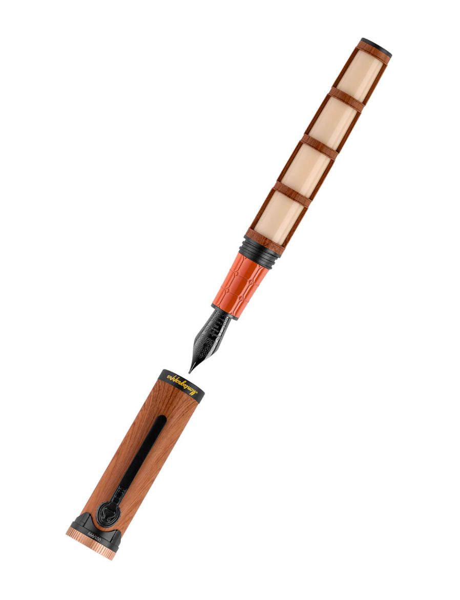 Montegrappa Ode to Bag End Hobbiton Handcraft Dolma Kalem - F Uç ISLOR2BE