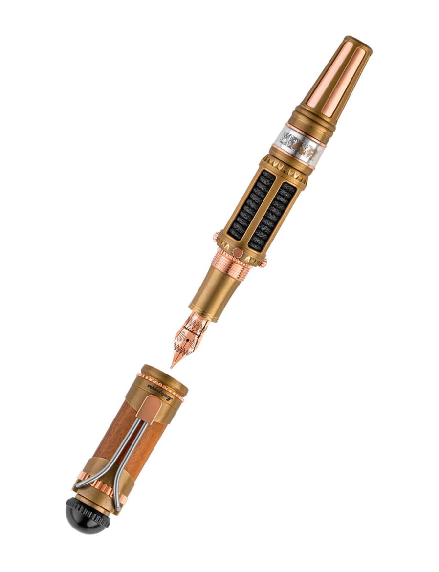 Montegrappa Avanguardia Marconi Model 150 Inventive Equipment Dolma Kalem - M Uç ISGMN3BW