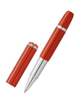 Montblanc Heritage Rouge et Noir Baby Özel Seri Mercan Renkli Roller Kalem 127857