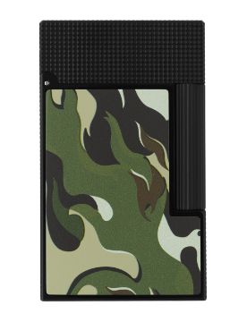 S.T. Dupont Ligne 2 Camo Haki Guilloche Çakmak 16050