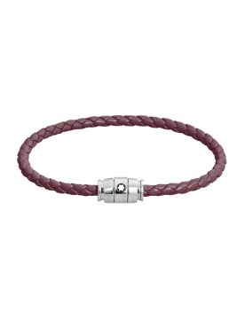 Montblanc Meisterstück Deri Çelik Bileklik 13431363