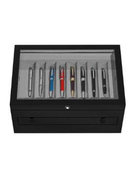 Montblanc 24 Yazı Aracı İçin Ahşap ve Lake Kaplama Büyük Koleksiyon Kutusu 133157