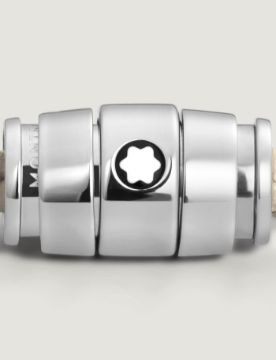 Montblanc Meisterstück Collection Bulutlu Bej Deri - Steel Bileklik 13431463