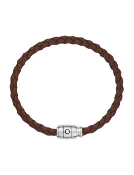 Montblanc Küçük Soft Kahverengi Deri Bileklik 136000