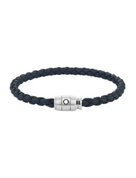 Montblanc Küçük Soft Mavi Deri Bileklik 136012