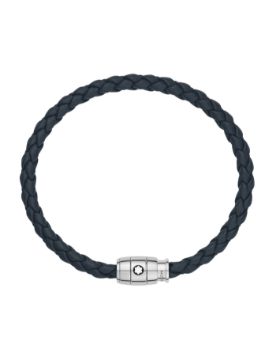 Montblanc Küçük Soft Mavi Deri Bileklik 136012