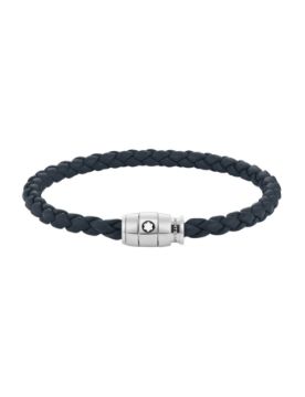 Montblanc Büyük Soft Mavi Deri Bileklik 136014