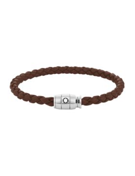 Montblanc Büyük Soft Kahverengi Deri Bileklik 136002