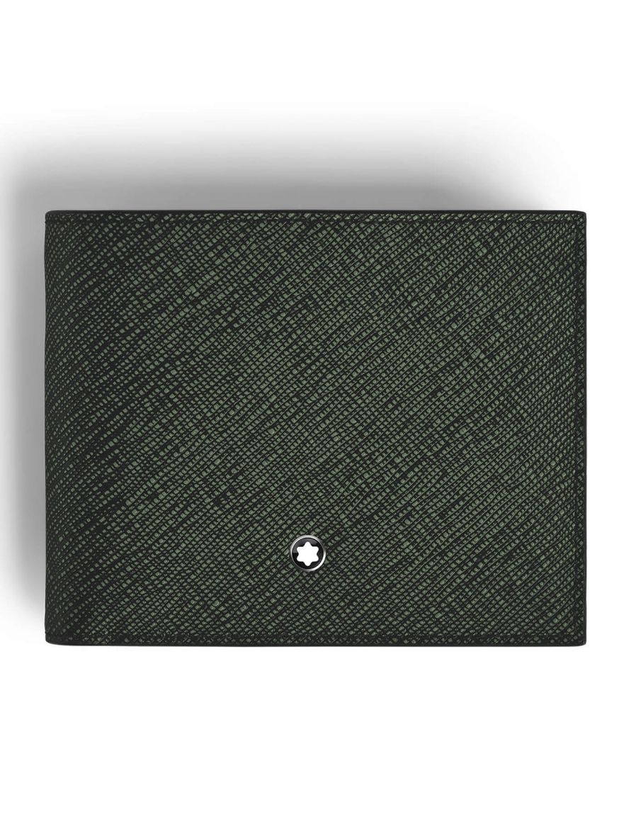 Montblanc Sartorial 6'lı Tweed Haki Cüzdan 220385