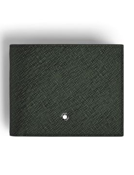 Montblanc Sartorial 6'lı Tweed Haki Cüzdan 220385