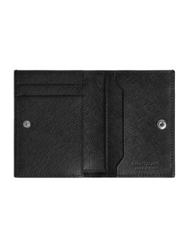 Montblanc Sartorial 4'lü Tweed Mavi Mini Cüzdan 220382