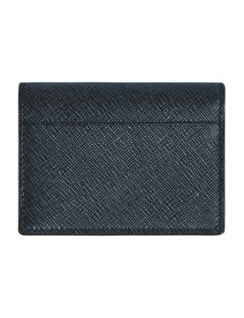 Montblanc Sartorial Nano Continental Tweed Mavi Cüzdan 220380