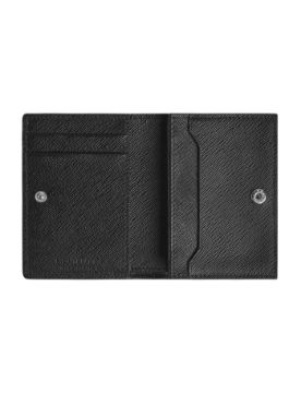 Montblanc Sartorial Nano Continental Tweed Mavi Cüzdan 220380