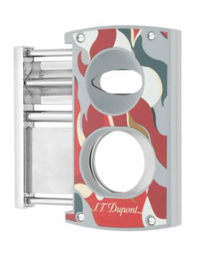 S.T. Dupont Camo Kırmızı Çift Bıçaklı Puro Kesici 003451R