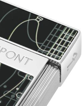 S.T. Dupont Biggy Fender Siyah Çakmak 025025