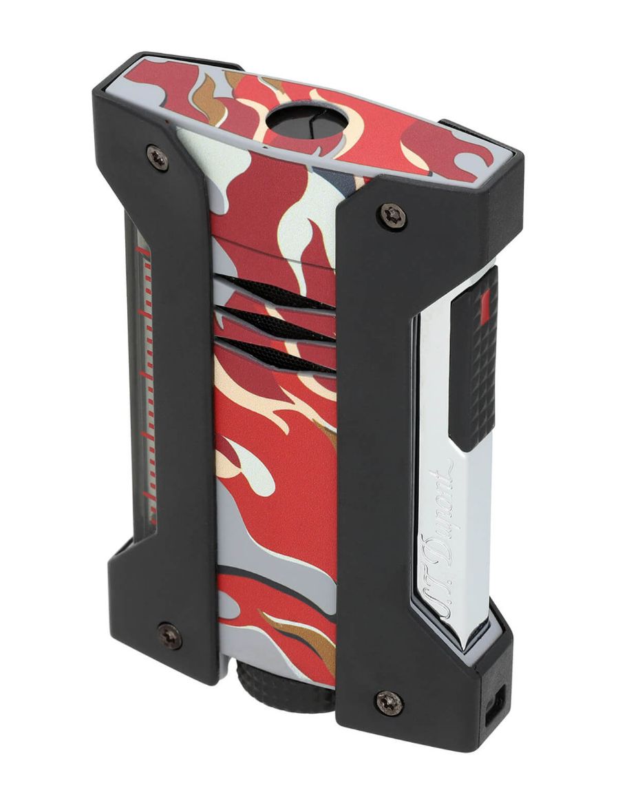 S.T. Dupont Defi Extreme Camo Kırmızı Çakmak 021451