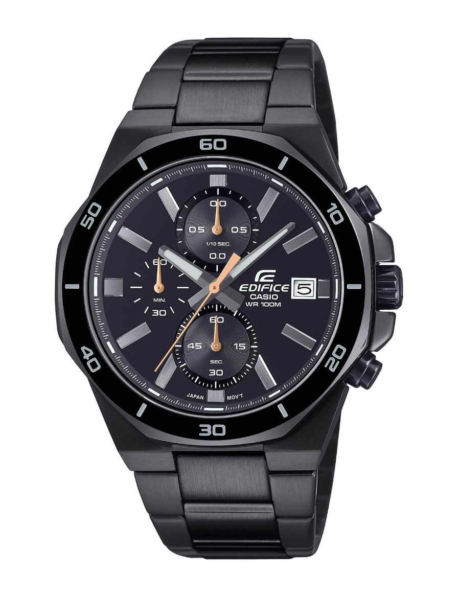 Casio Edifice Standard Chronograph 44.3 mm Quartz Saat EFV-640DC-1AVUDF