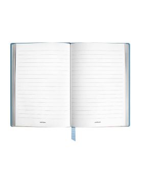 Montblanc Saffiano Deri Açık Mavi Orta Boy Defter 134759