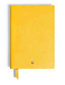 Montblanc Saffiano Deri Sarı Orta Boy Defter 134771
