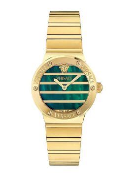 Versace Greca Logo Pearl 28 mm Quartz Saat VRSCVE0S00425