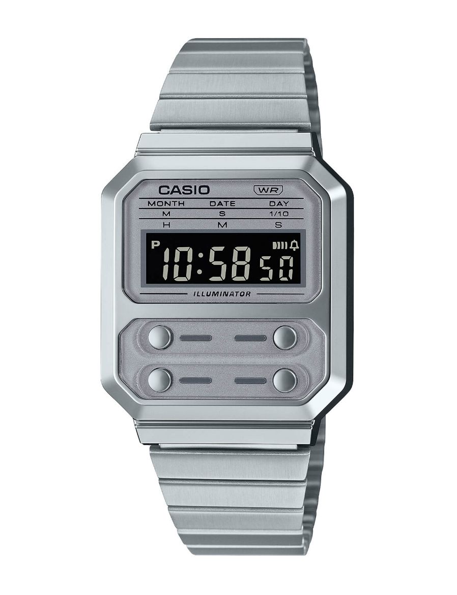 Casio Vintage 40.7 x 32.7 mm Quartz Saat A100WE-7BDF