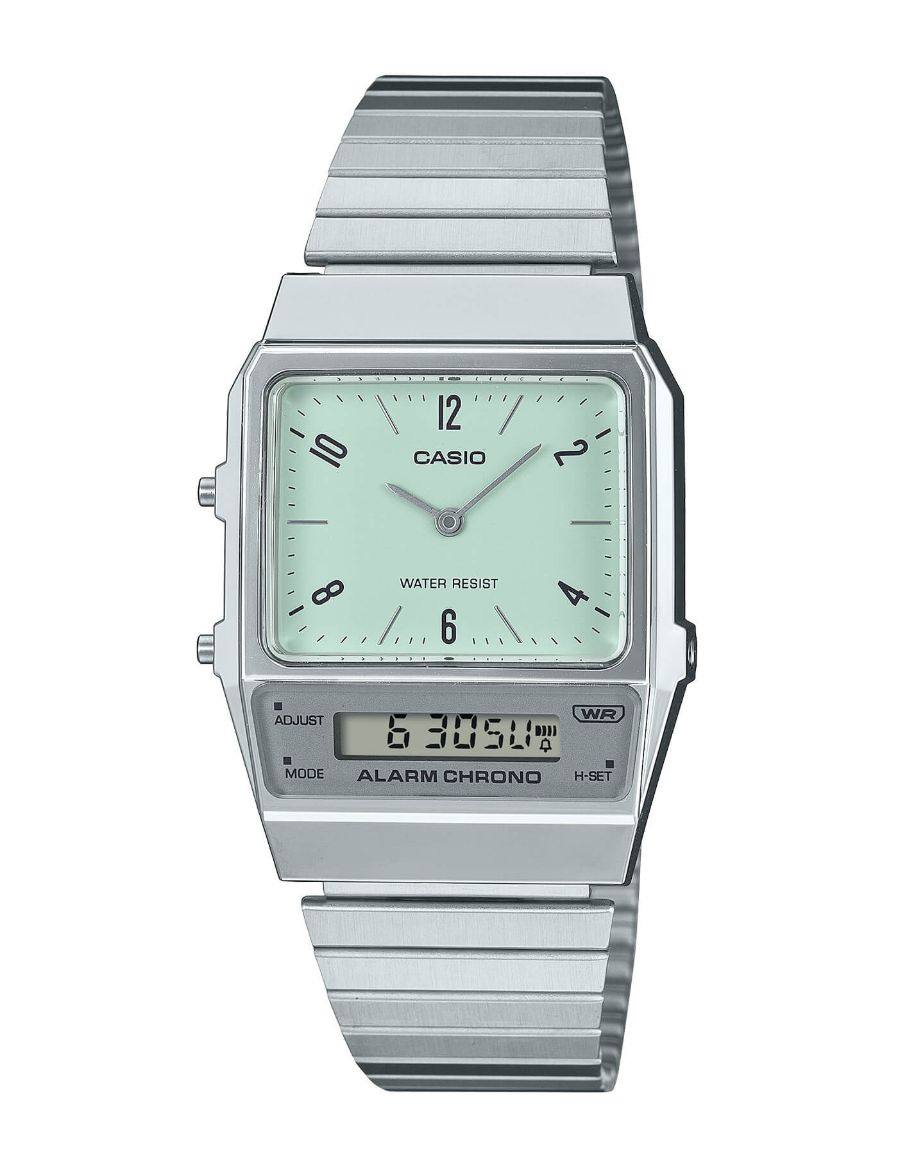 Casio Vintage 40.7 x 32.1 mm Quartz Saat AQ-800E-3ADF