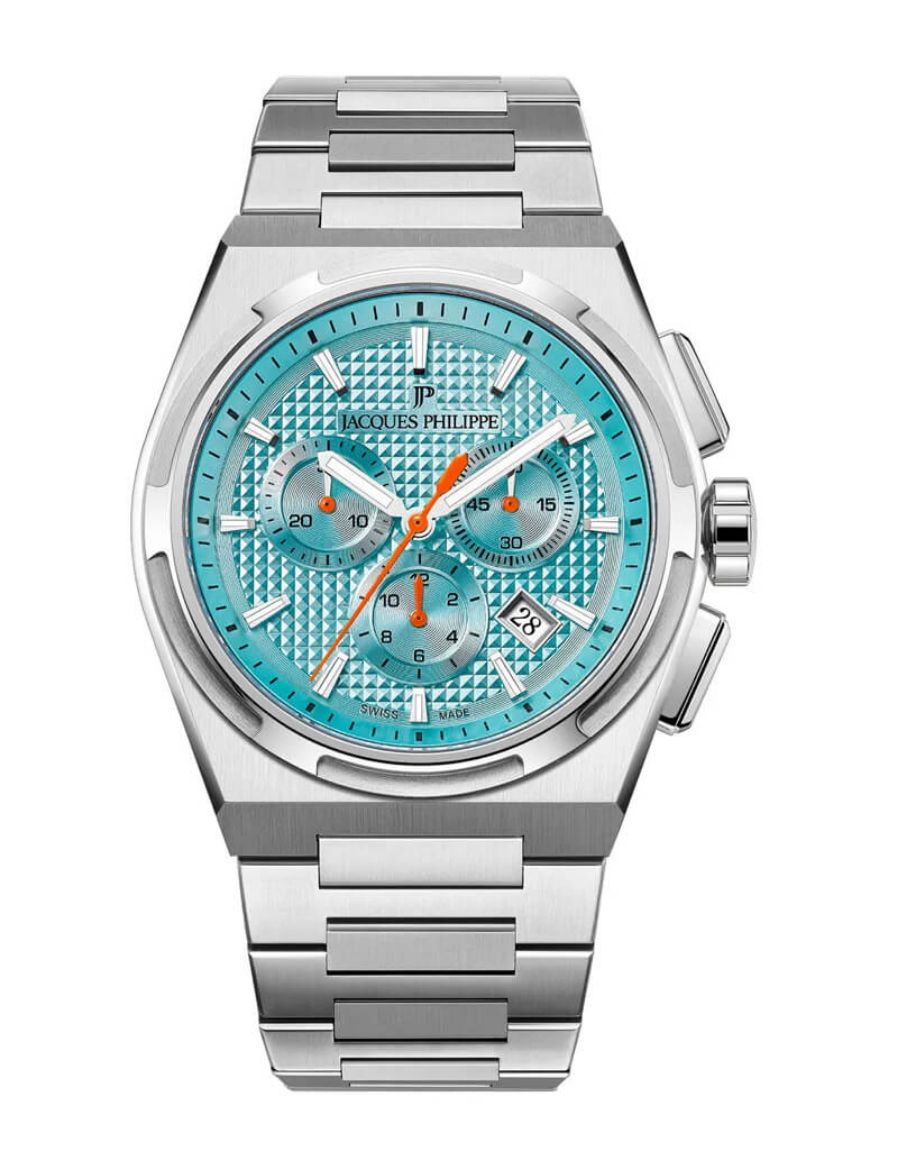 Jacques Philippe Aurora Chrono 42 mm Quartz Saat JPQGC4113X6LBXS