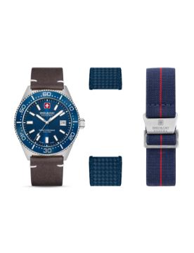 Swiss Military Hanowa Nomad Set 43 mm Quartz Saat SMWGB0004902-SET