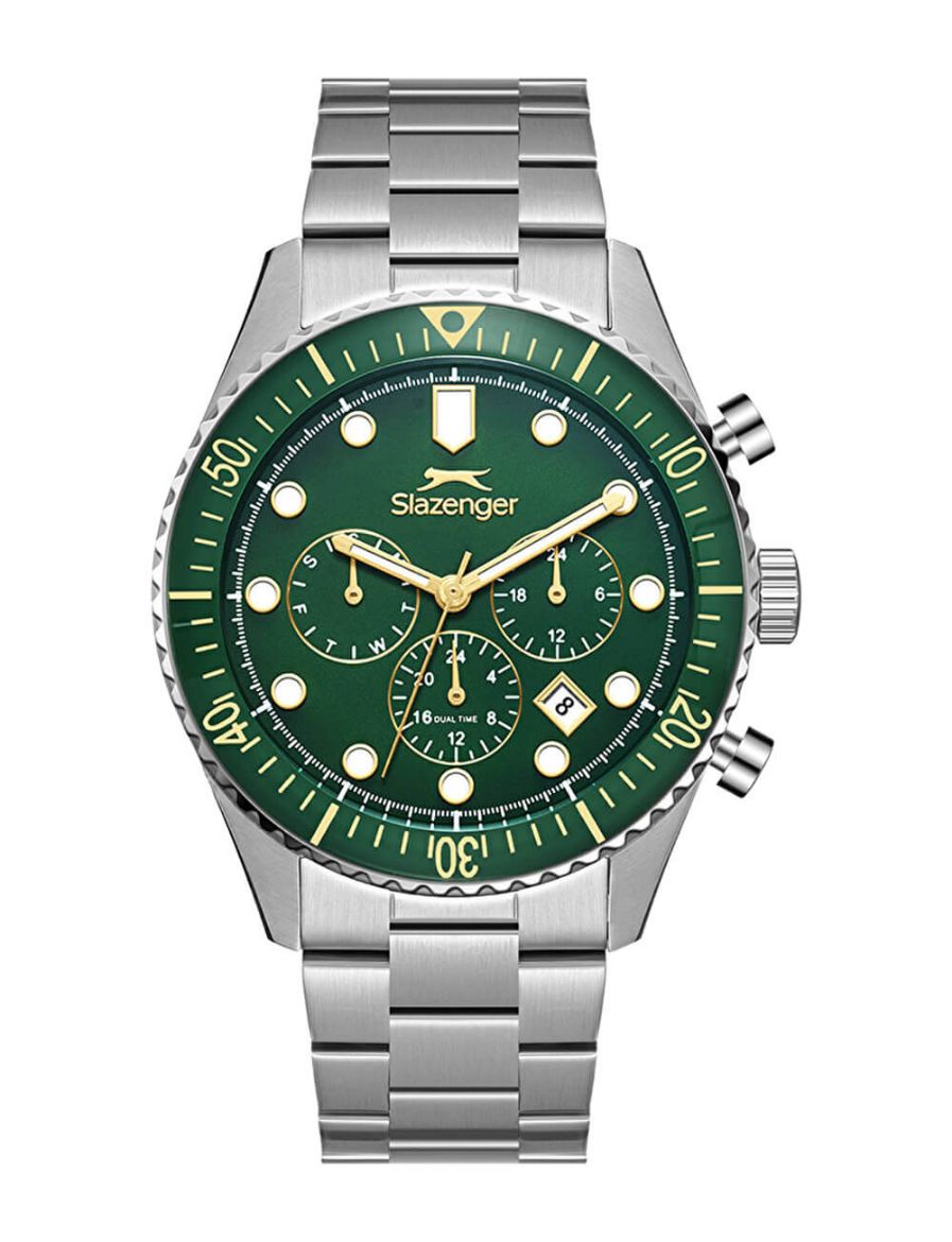 Slazenger Kronograf 44 mm Quartz Saat SL.09.2490.2.03