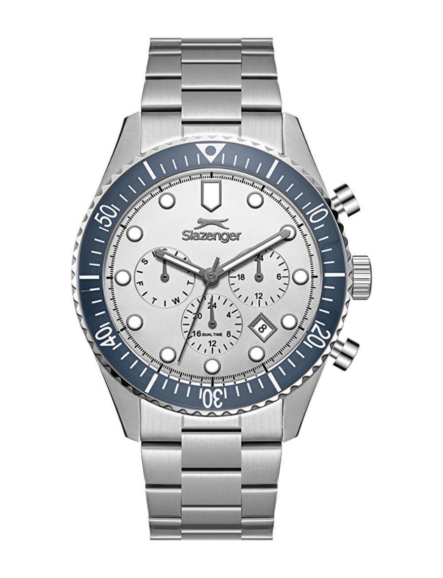 Slazenger Kronograf 44 mm Quartz Saat SL.09.2490.2.06