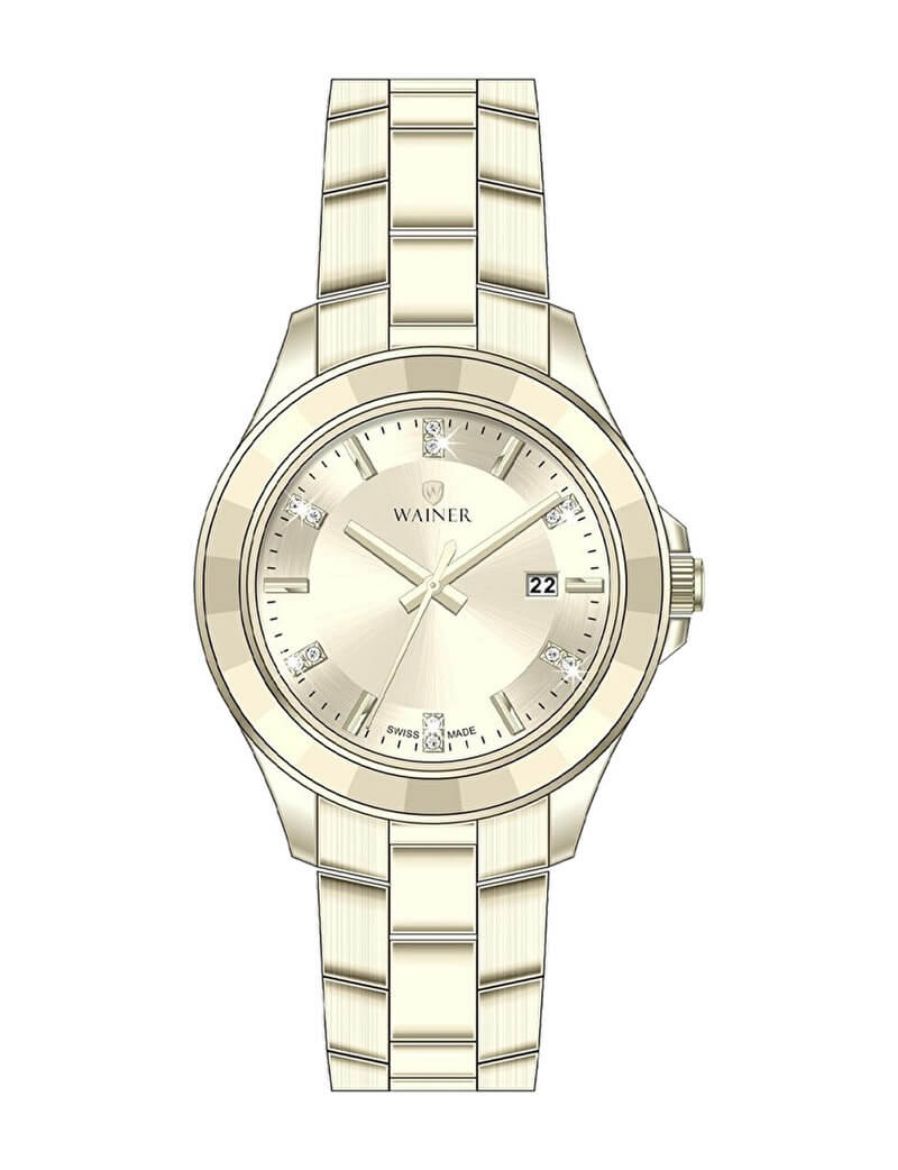 Wainer 33 mm Quartz Saat WA.18020-G