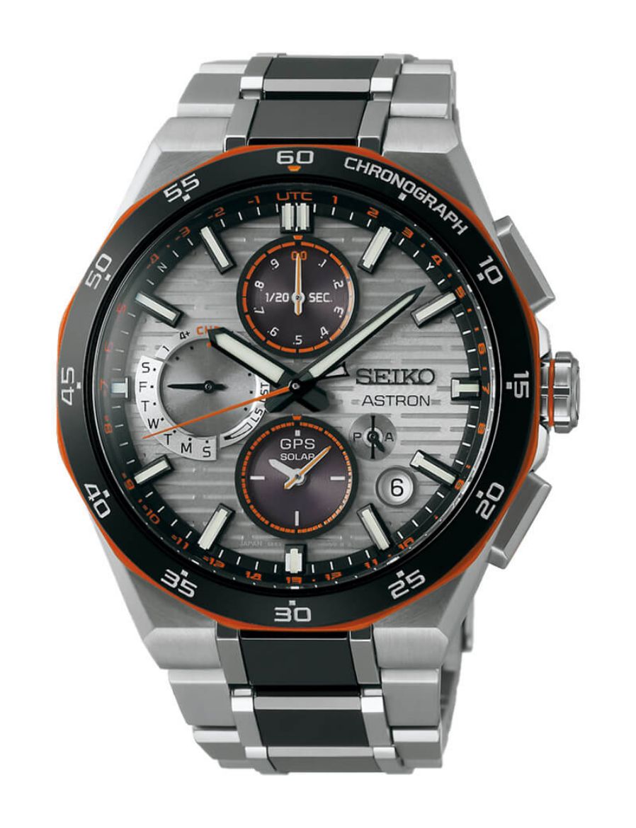 Seiko Astron GPS - Dual Time Chronograph 43.4 mm Quartz Saat SSH183J