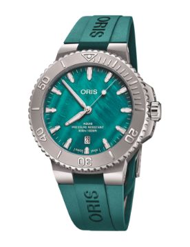 Oris Aquis New York Harbor Limitli Üretim II 43,5 mm Otomatik Saat 01 733 7789 4187-Set