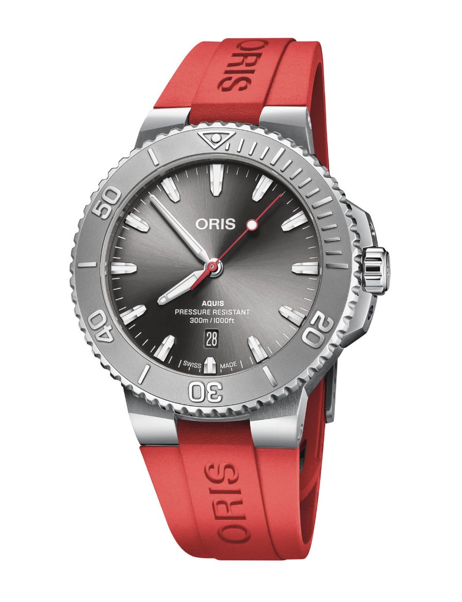 Oris Aquis Date Relief 43.50 mm Otomatik Saat 01 733 7789 4153-07 4 23 36FC