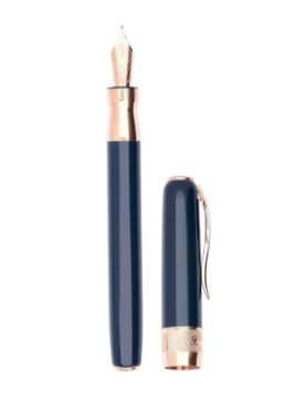 Pineider Classic Rose Gold Peacock Dolma Kalem SPP6201M869