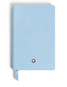 Montblanc Saffiano Deri Açık Mavi Küçük Boy Defter 135032