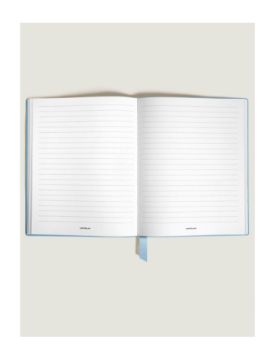 Montblanc Saffiano Deri Açık Mavi Büyük Boy Defter 135030