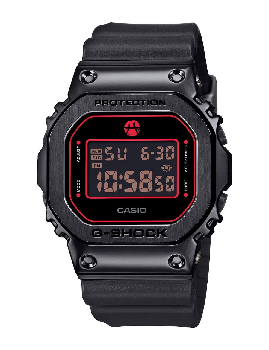 G-Shock Dijital 5600 Serisi - Rui Hachimura İmzalı Model 43,2 mm Quartz Saat GM-5600RH-1DR