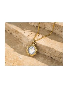 Bulova Rubaiyat Pendant Necklace 25,5 mm Quartz Saat 97L182